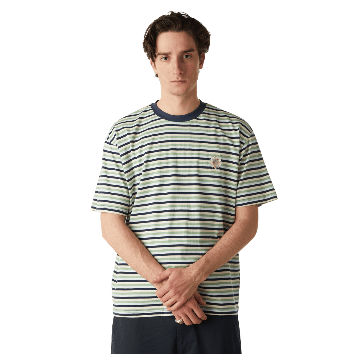 Apollo Striped Knit Boxy Top