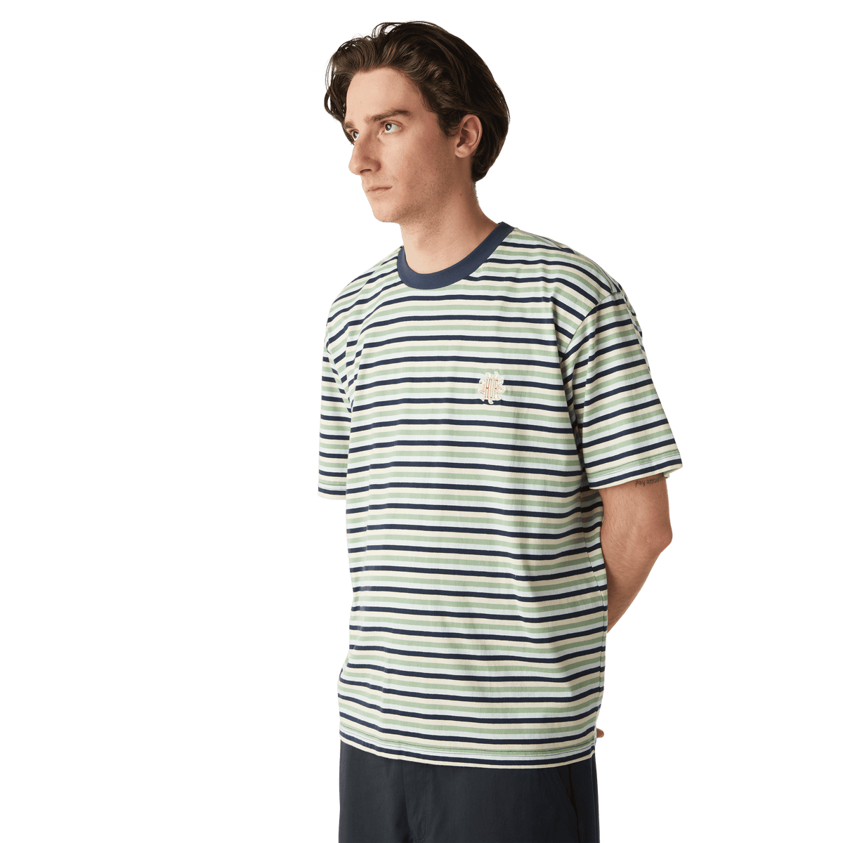 Apollo Striped Knit Boxy Top