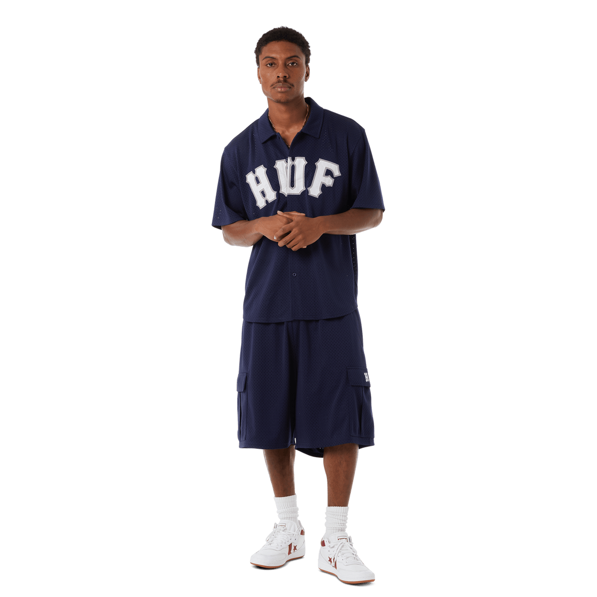 Arch Mesh Button Up