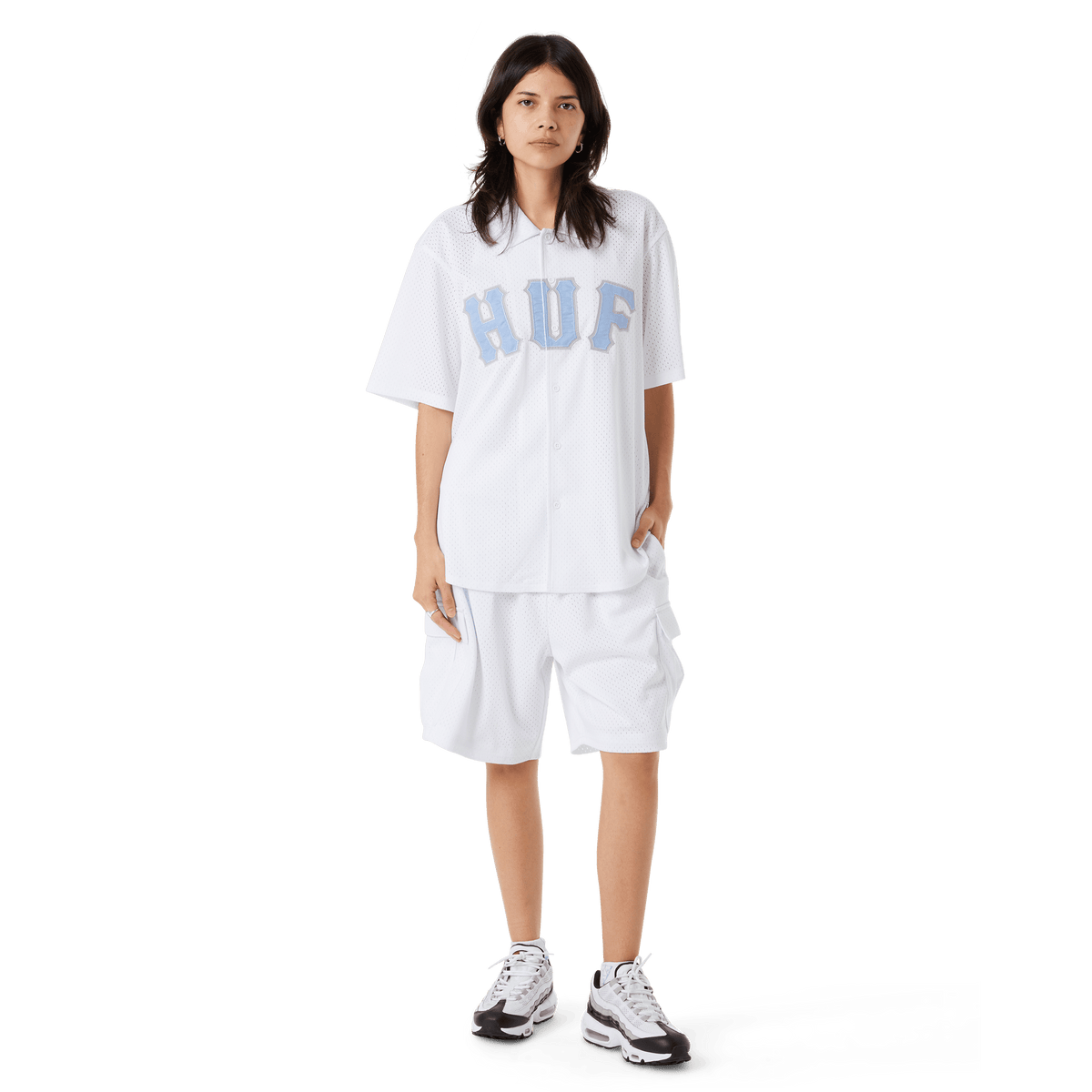 Arch Mesh Button Up