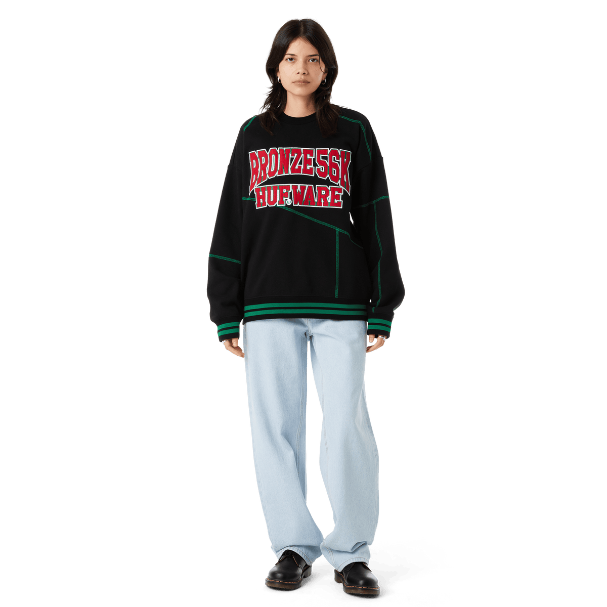 HUF x Bronze56K Hufware Crewneck Sweatshirt