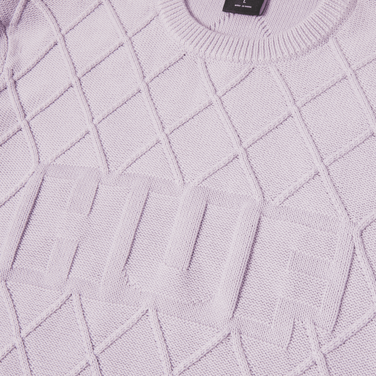 Grid Crewneck Sweater