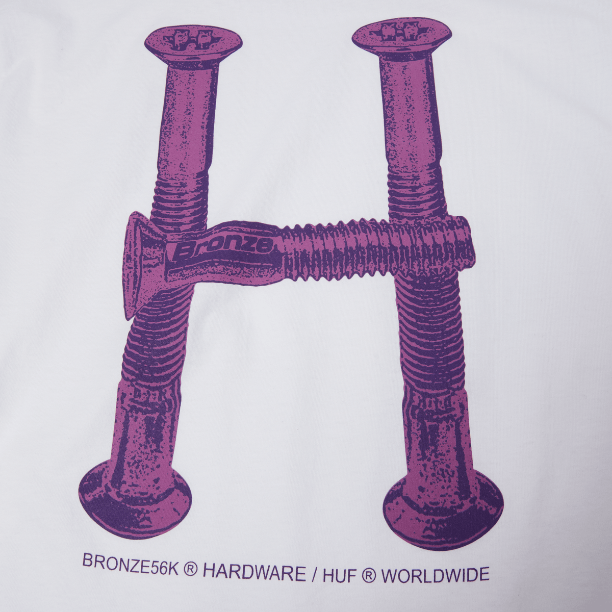 HUF x Bronze56K H Bolts Triple Triangle T-Shirt