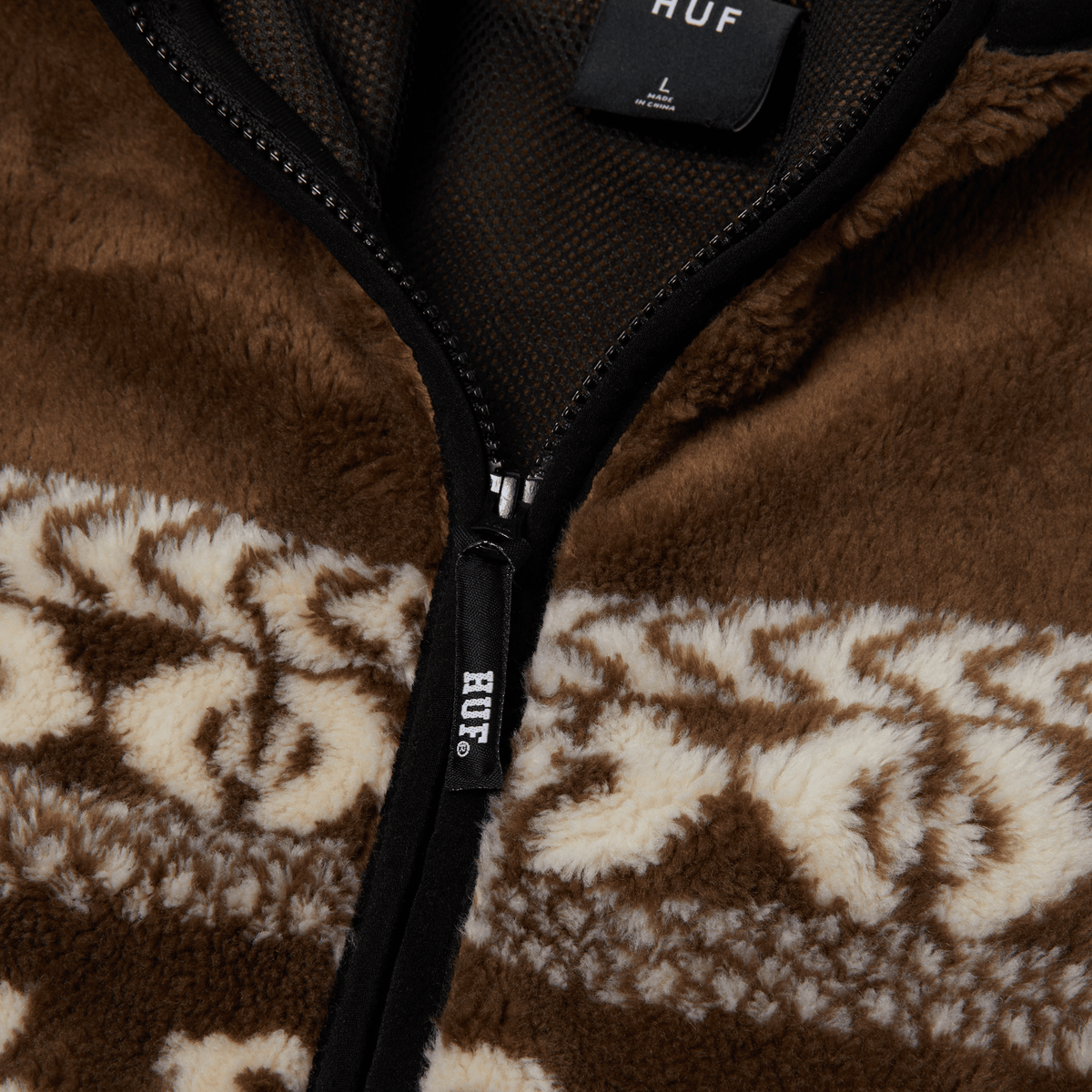 HUF x Bronze56K High Pile F/Z Fleece