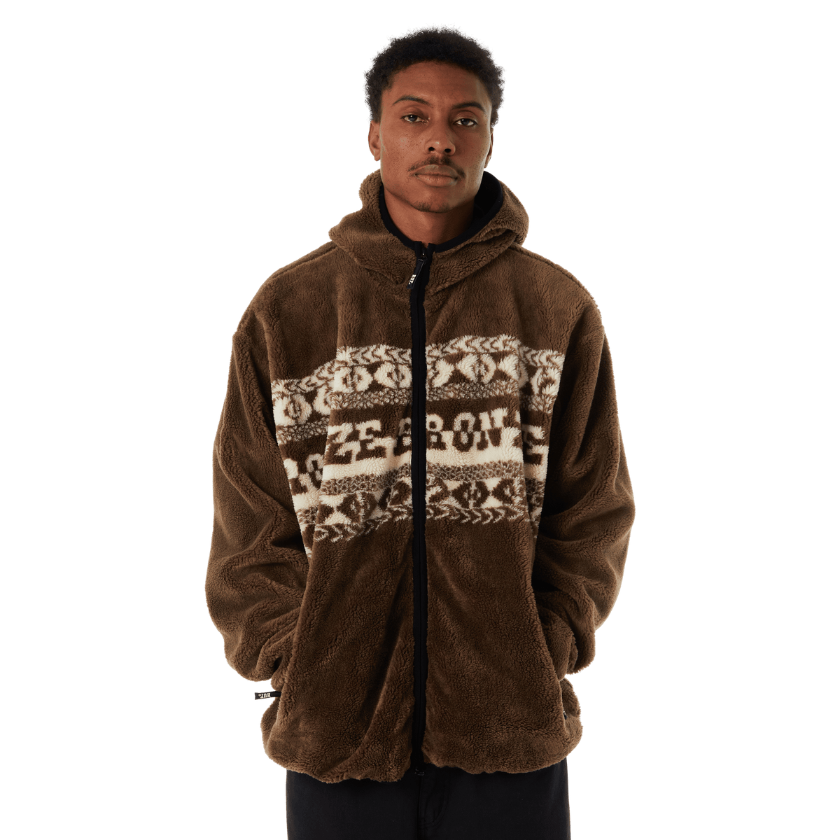 HUF x Bronze56K High Pile F/Z Fleece