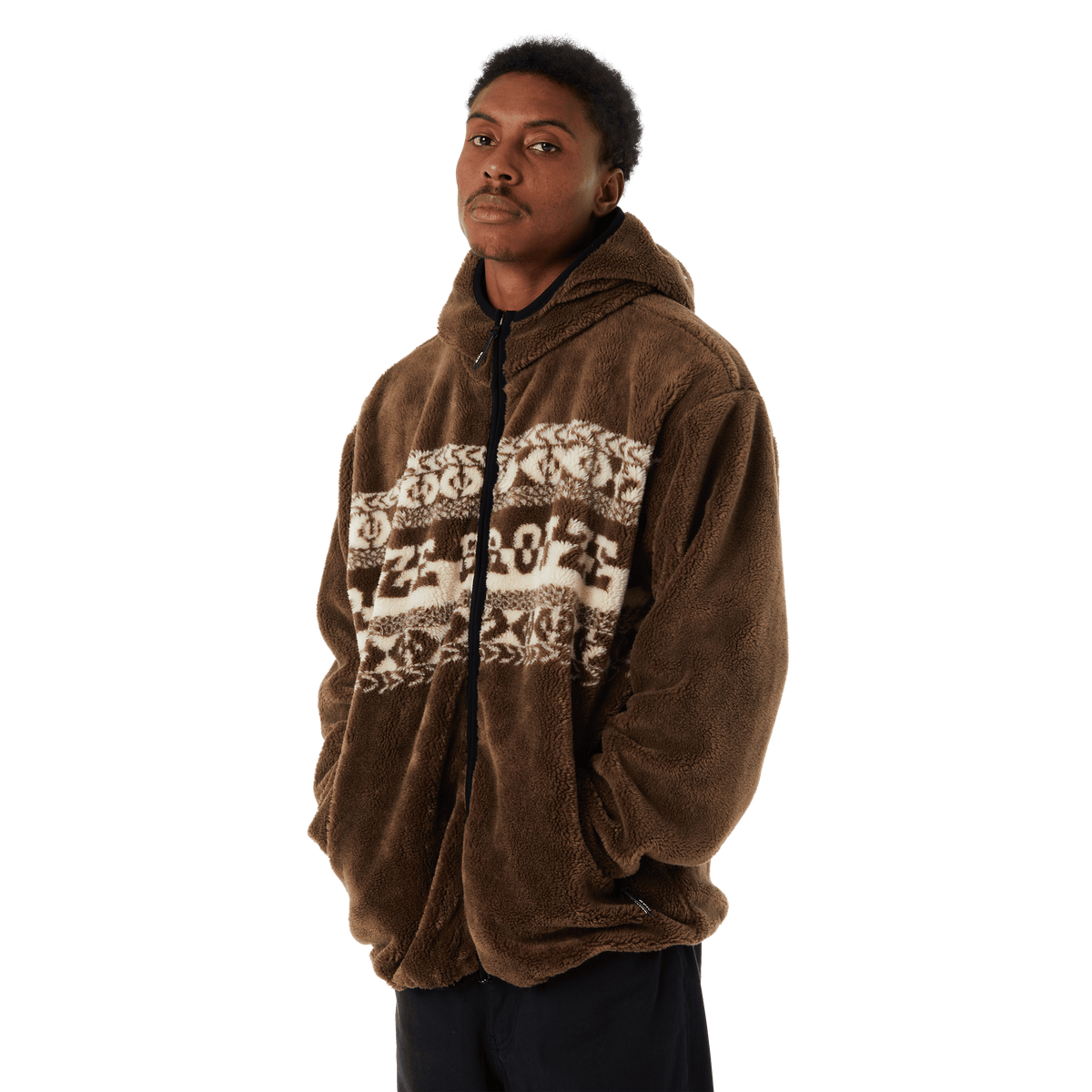 HUF x Bronze56K High Pile F/Z Fleece