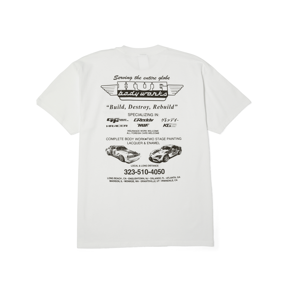 HUF x GReddy Body Works T-Shirt