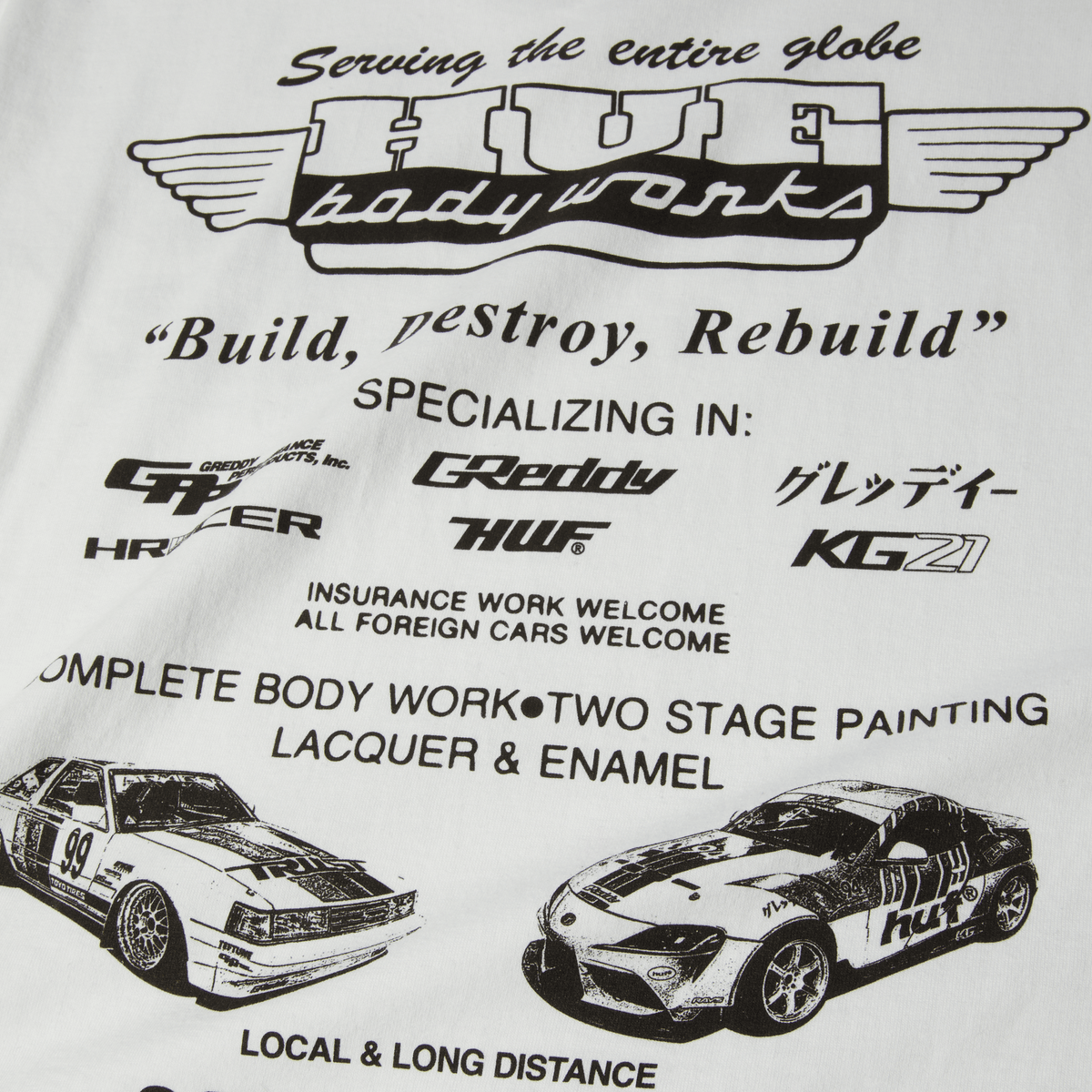 HUF x GReddy Body Works T-Shirt