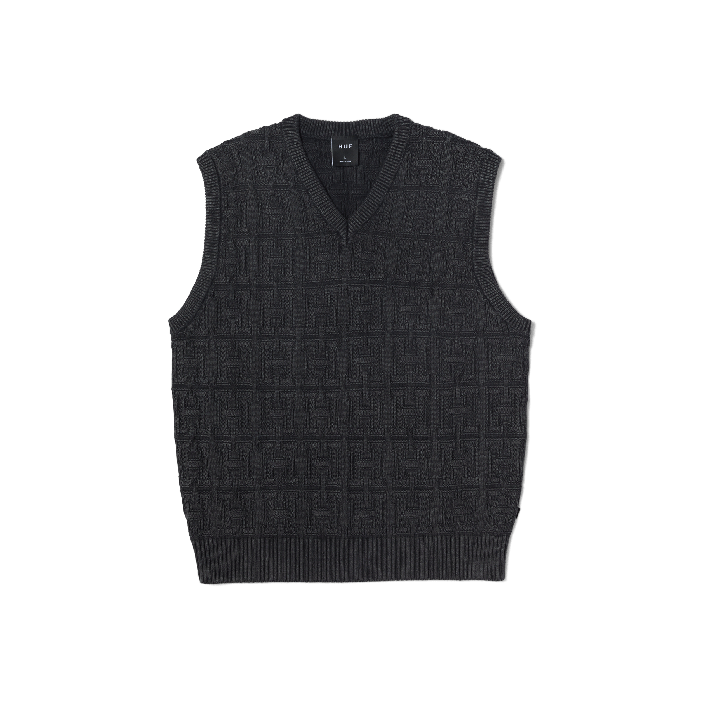 Interlaced Jacquard Overdyed Vest – HUF WORLDWIDE UK