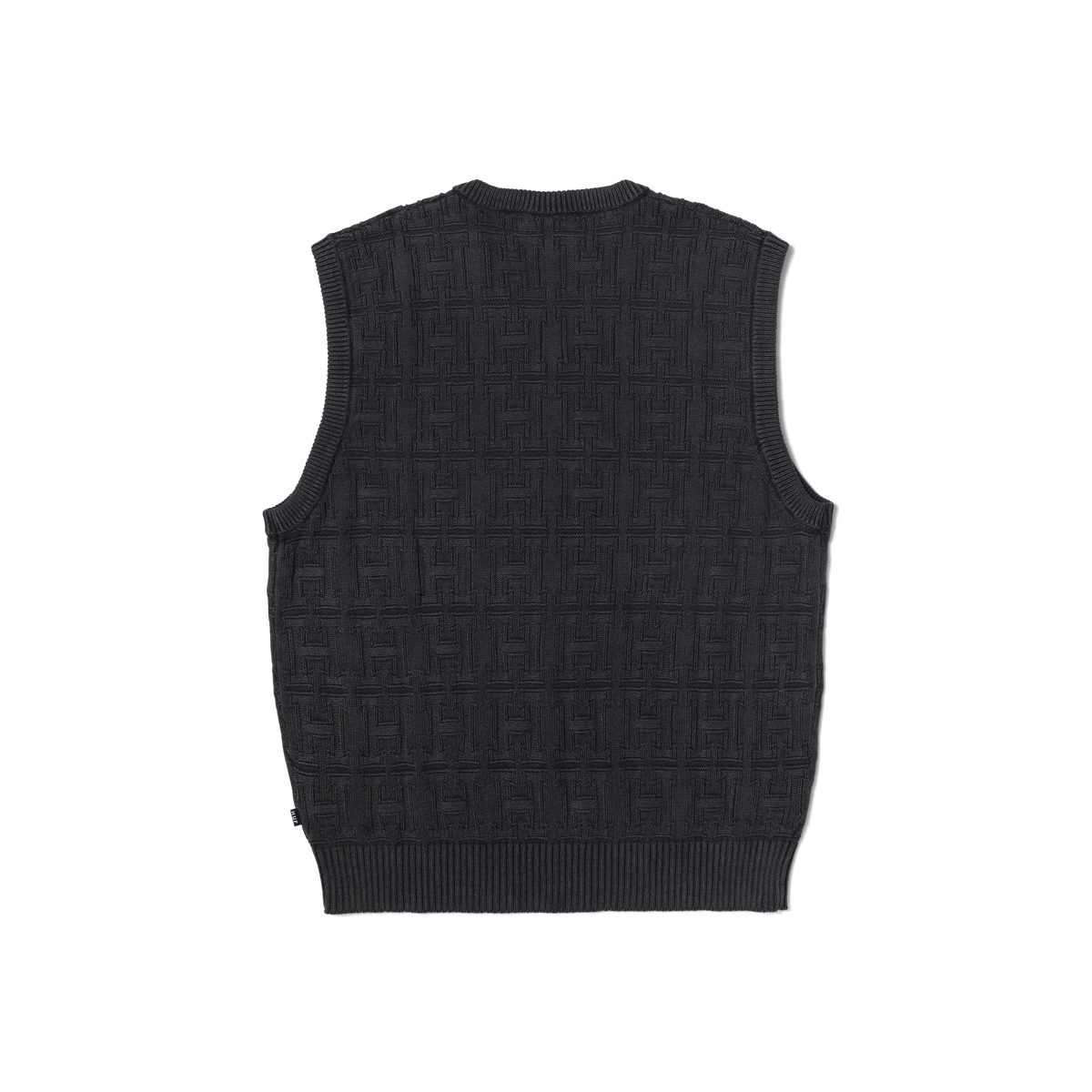 Interlaced Jacquard Overdyed Vest