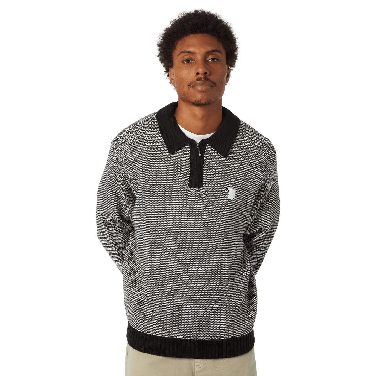 Megablast Two Tone Waffle Sweater