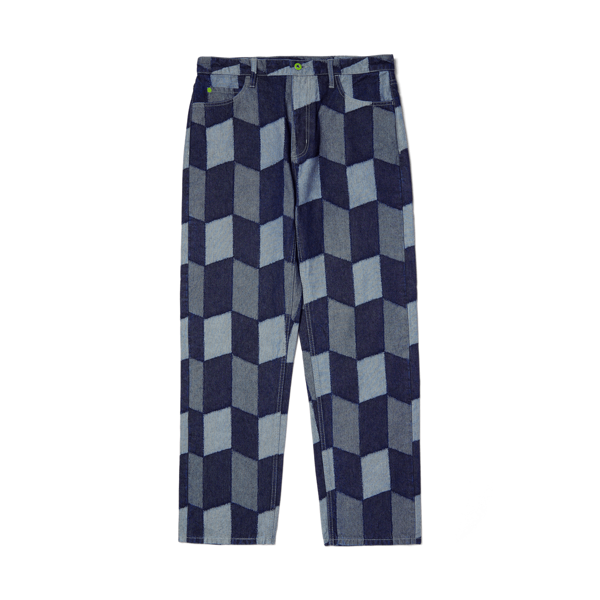 Patchwork Denim Pant