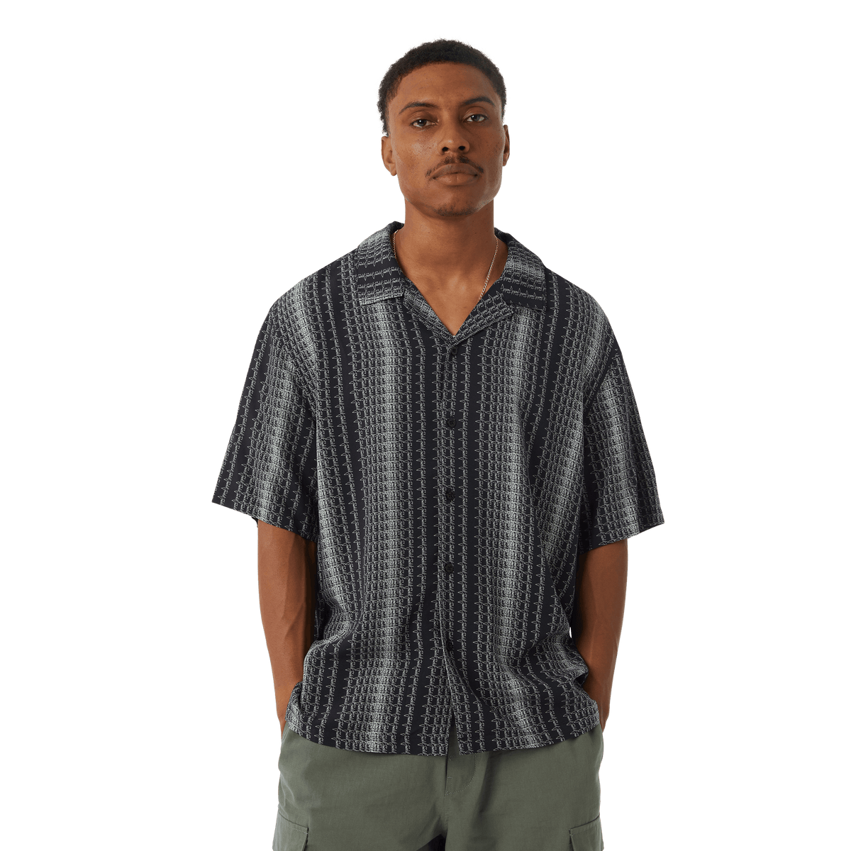 Script Stripe Resort Shirt