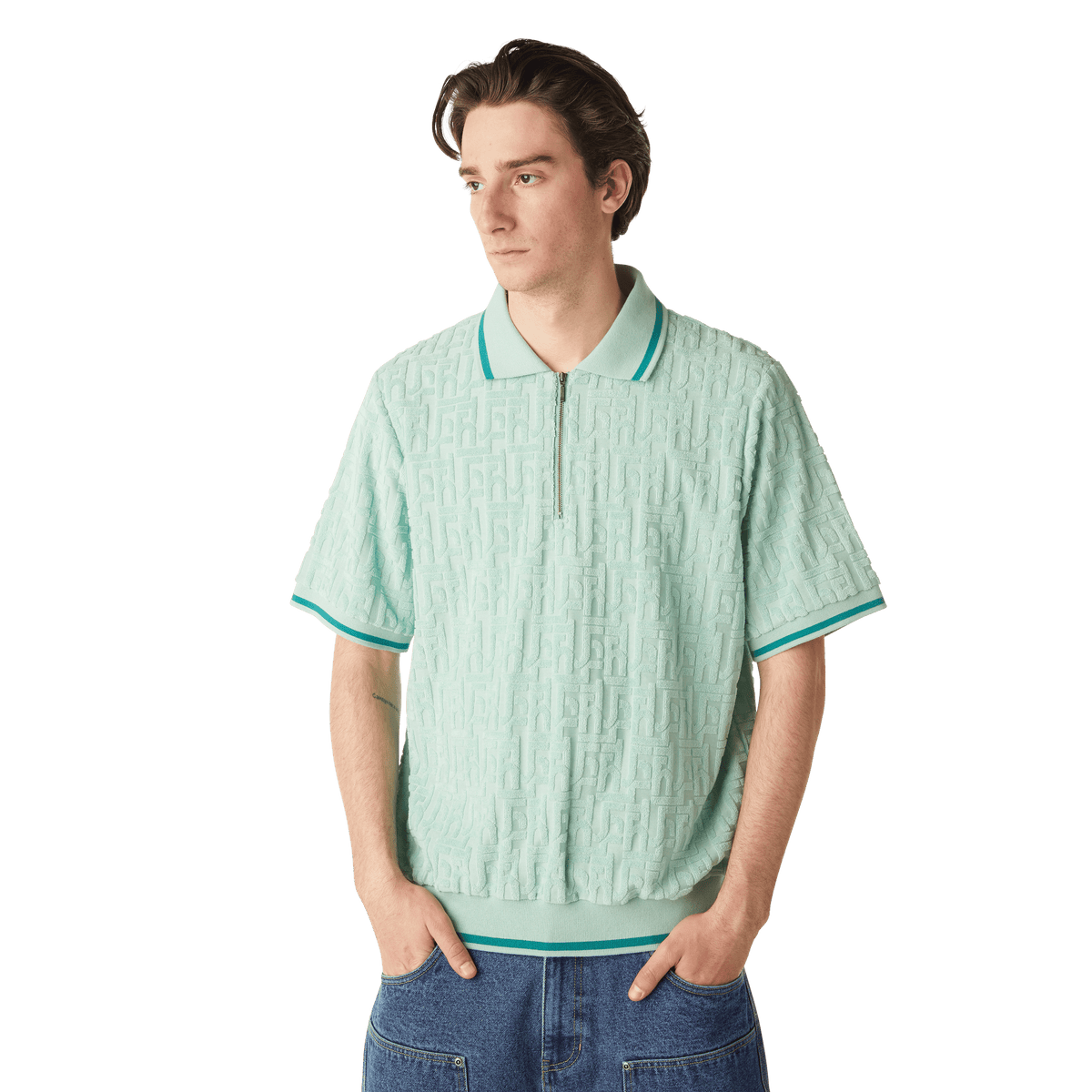 Tether Jacquard Terry Top
