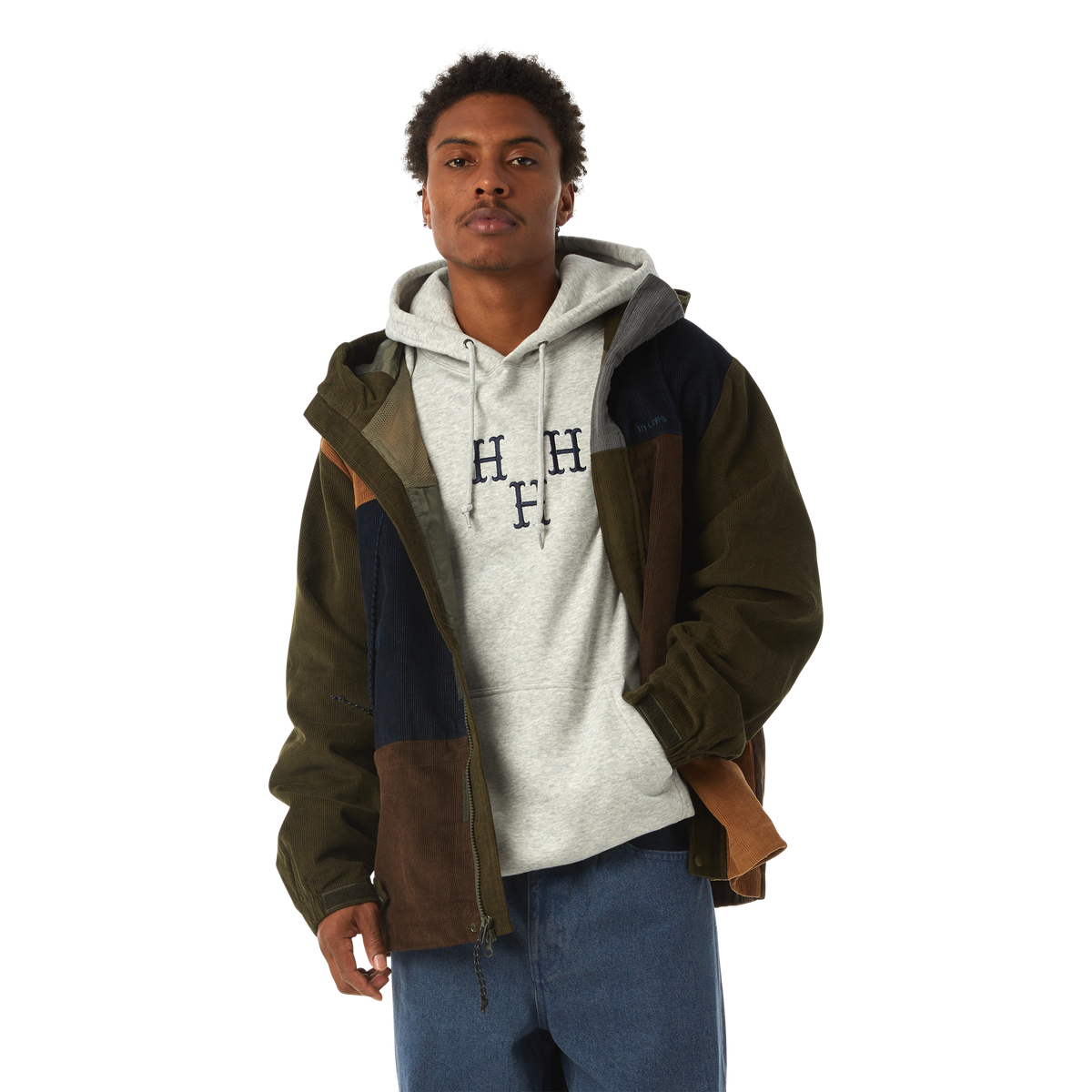Huf Contrast Cord Mountain Jacket Avocado