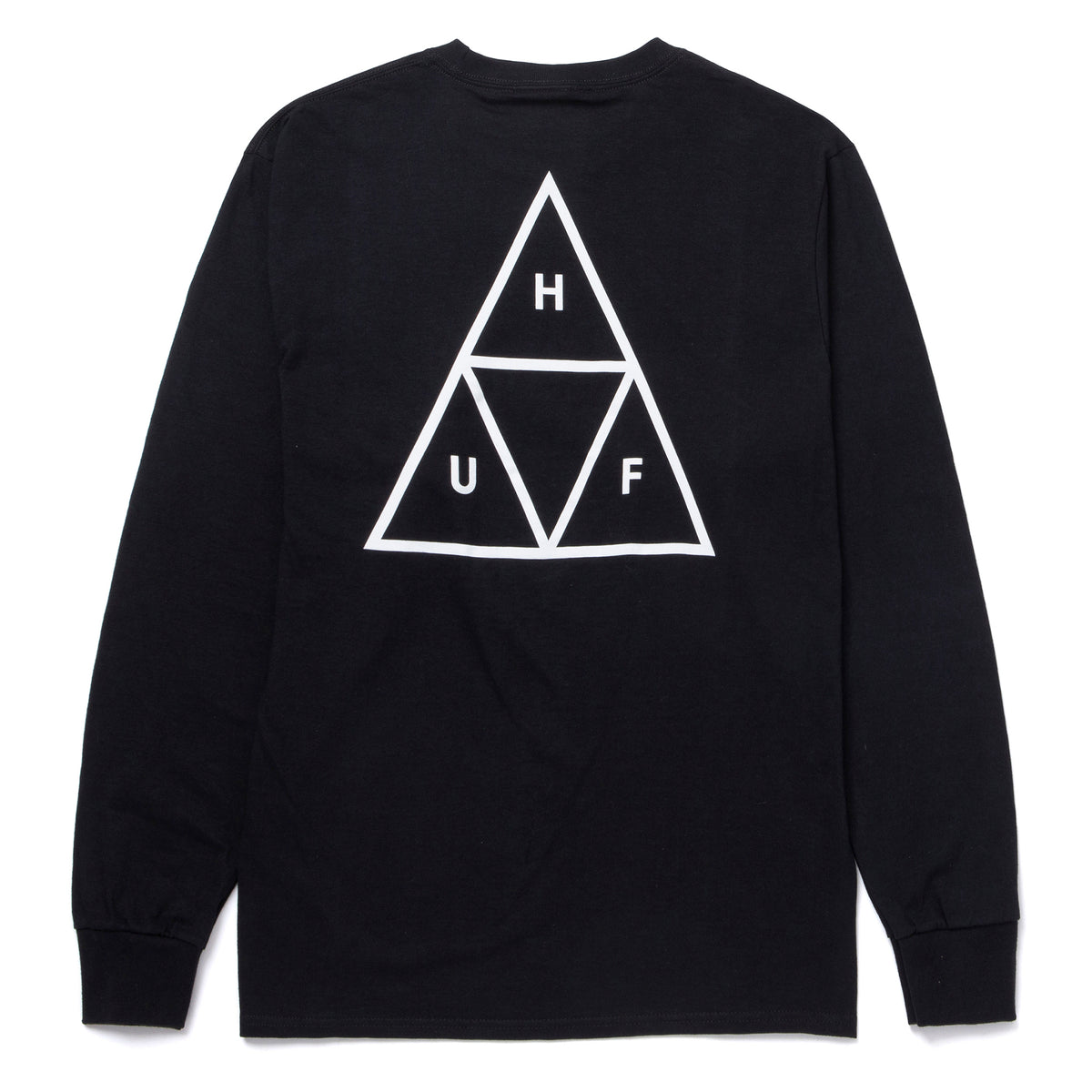 HUF Triple Triangle Long Sleeve T-Shirt Black