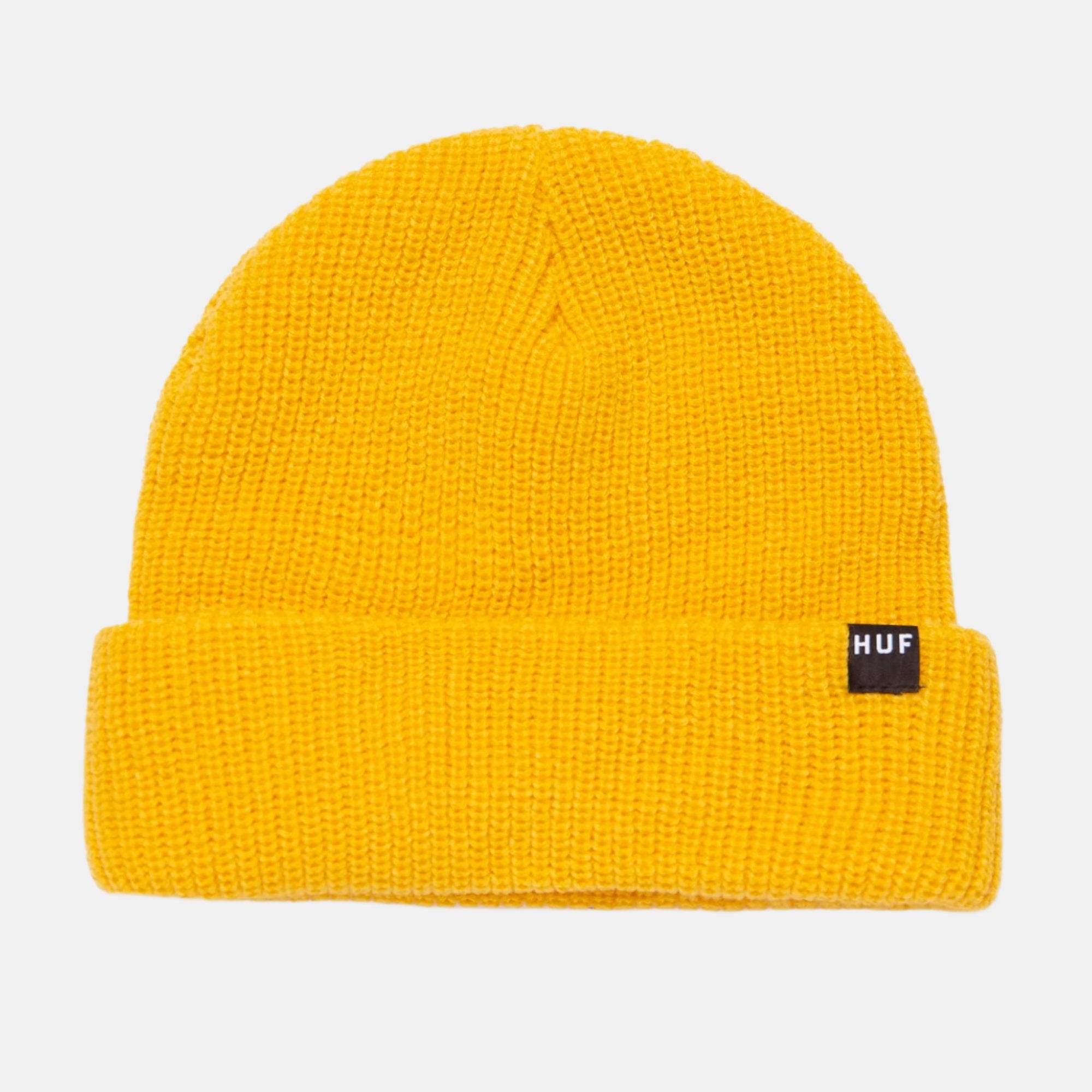 Huf yellow beanie shop