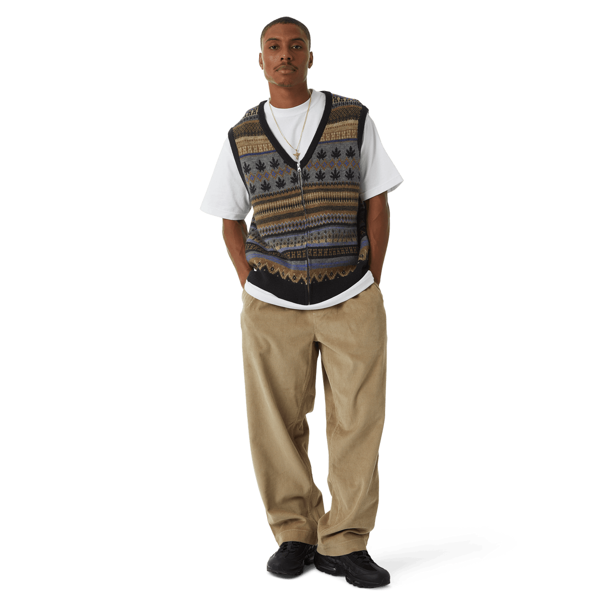 Huf Gilbert Sweater Vest Multi