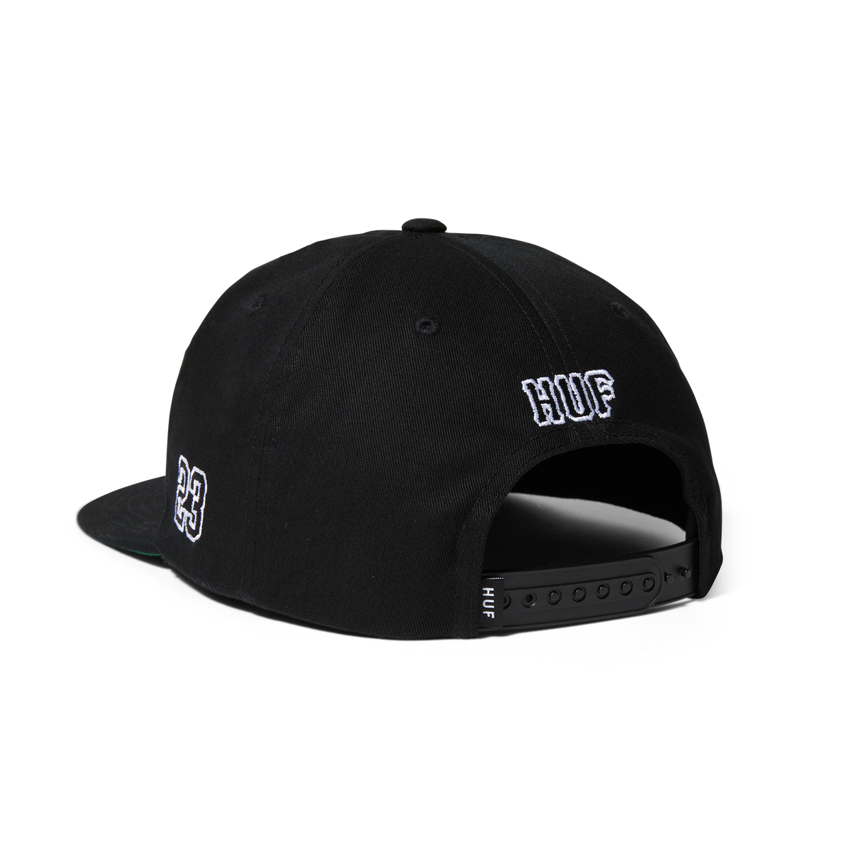 HUF H-Star Snapback Hat Black