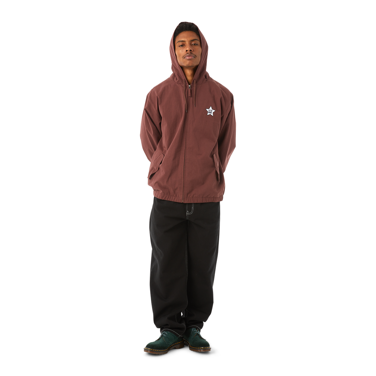 Huf H Stardust Jacket Eggplant