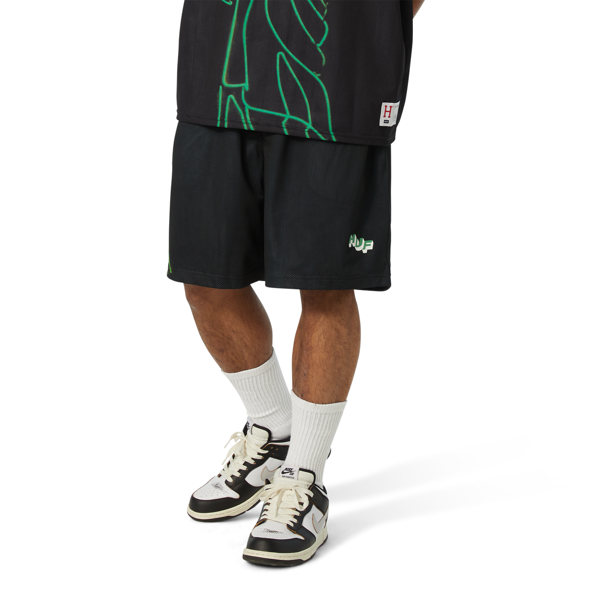 HUF Half-court Basketball Short Black