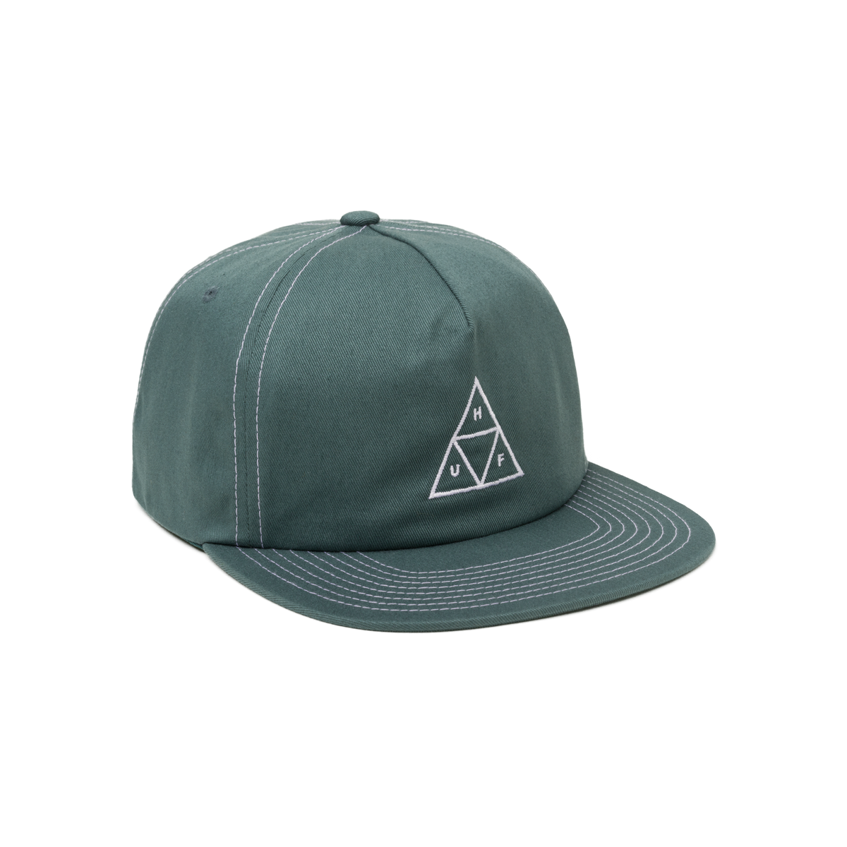 Huf Set Triple Triangle Snapback Pine/White