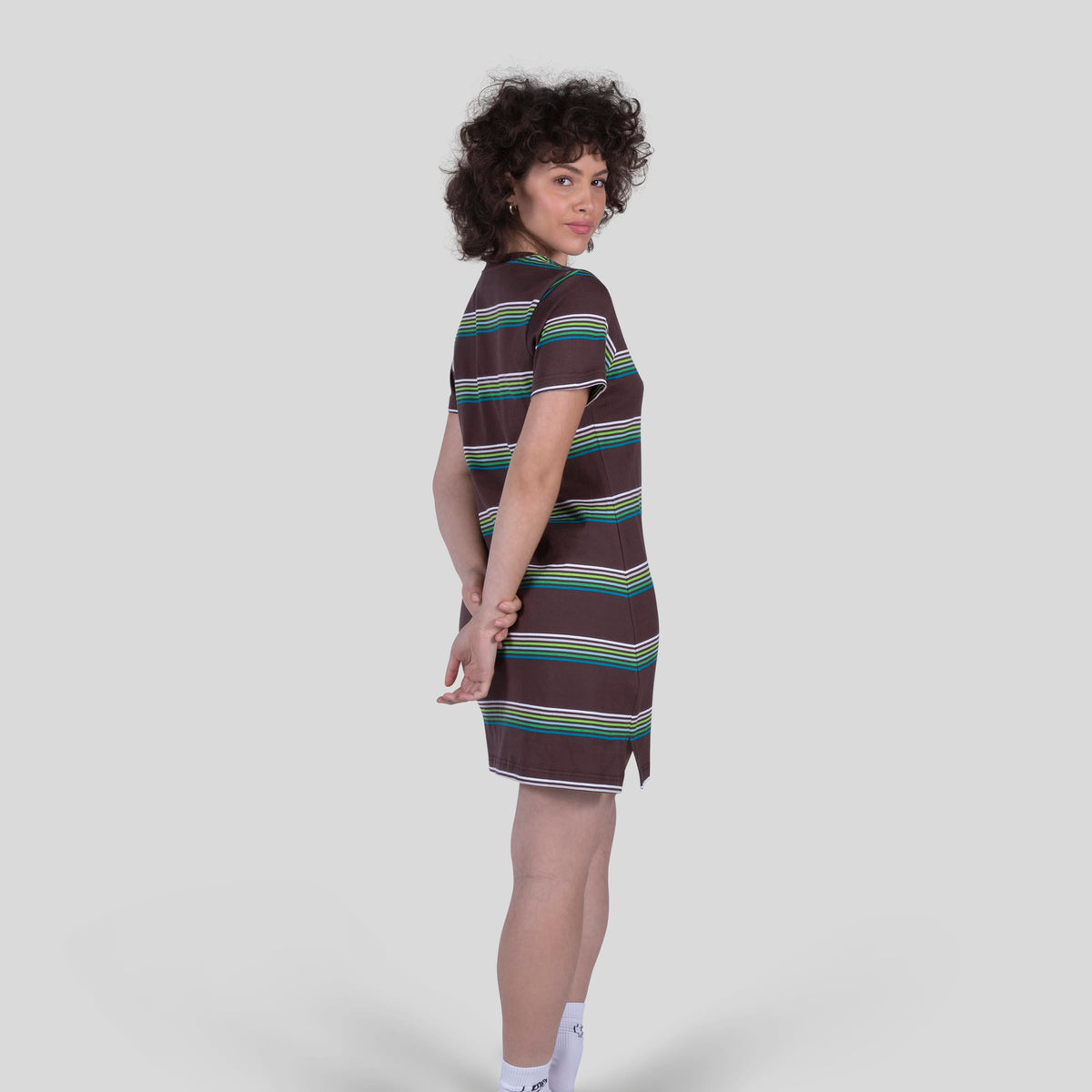 HUF Landmark Knit Dress Brown
