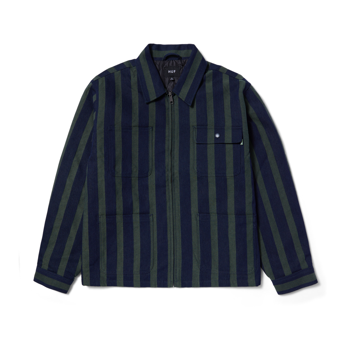 Huf Ludlow Denim Chore Jacket Avocado