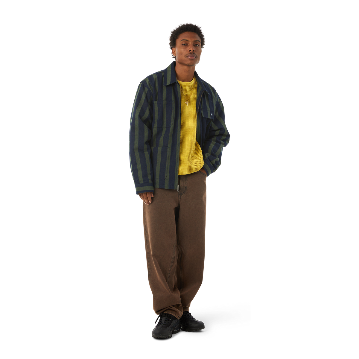 Huf Ludlow Denim Chore Jacket Avocado