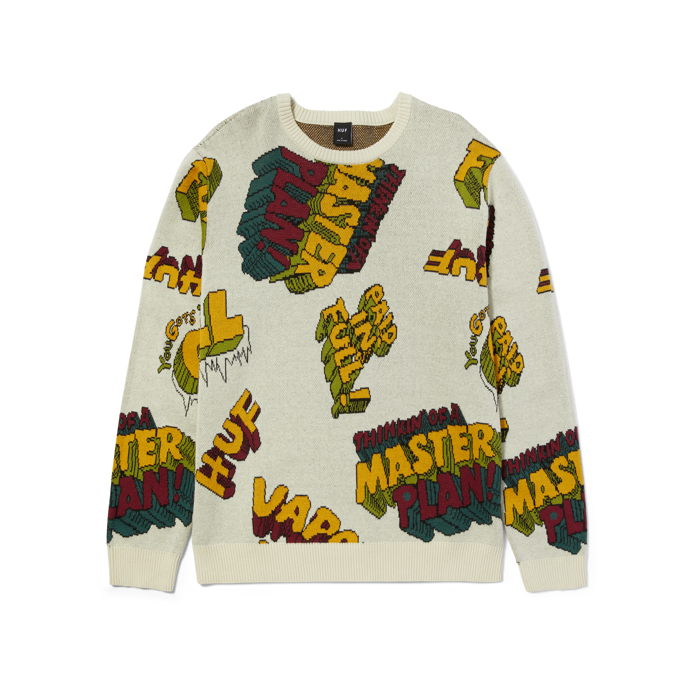 Paid In Full Crewneck Sweater - | Huf – HUF WORLDWIDE UK