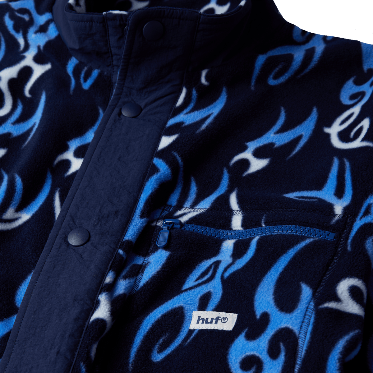 Huf Static Polar Fleece Navy