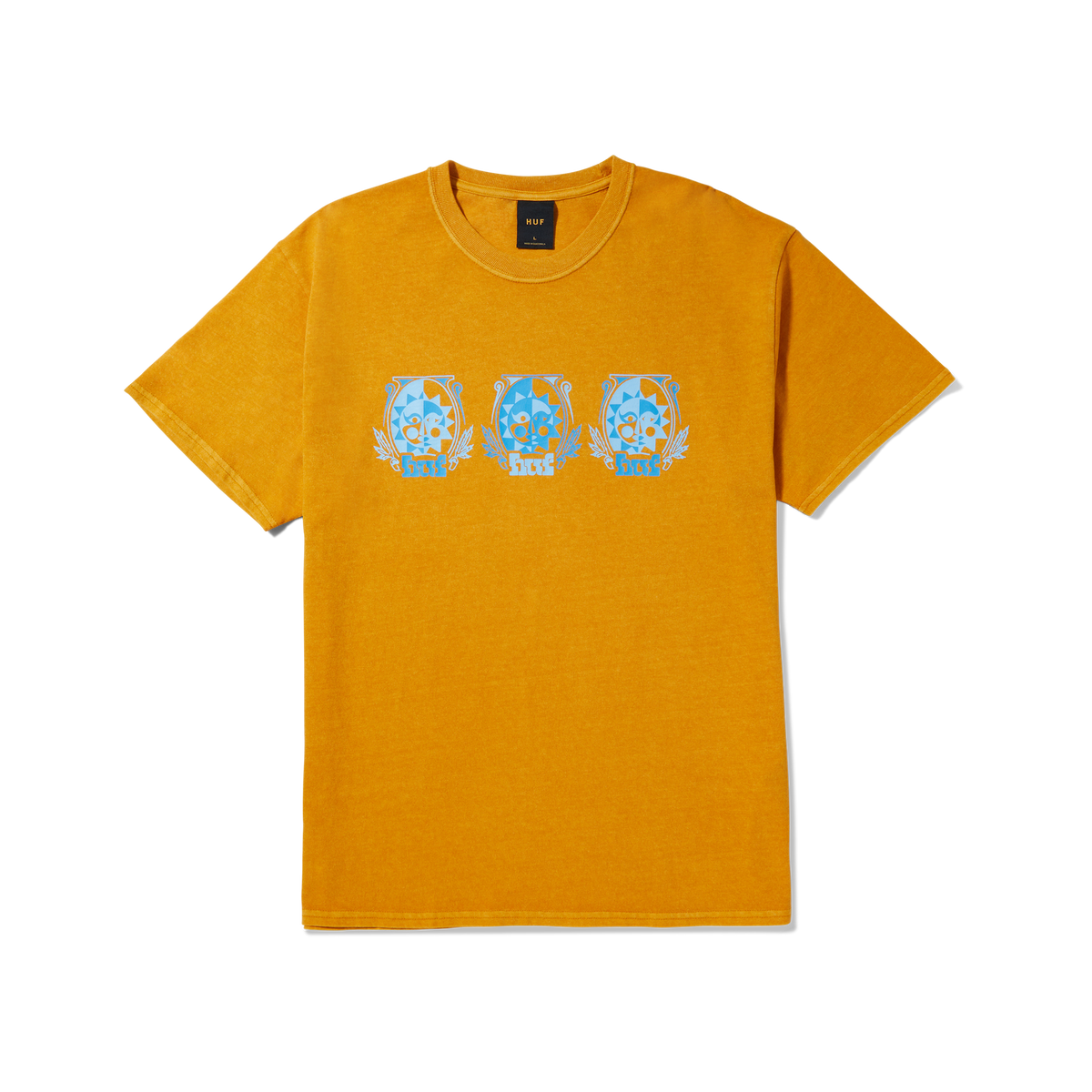 HUF Sun God Washed T-Shirt Burnt Orange