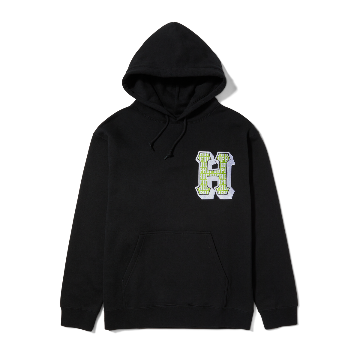 HUF Thicc H Pullover Hoodie Black