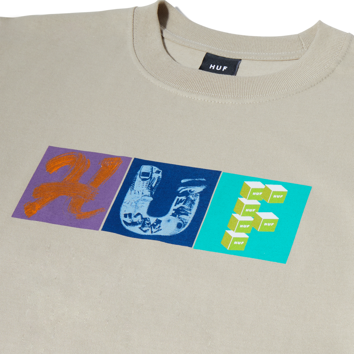 HUF Threemix T-Shirt Clay