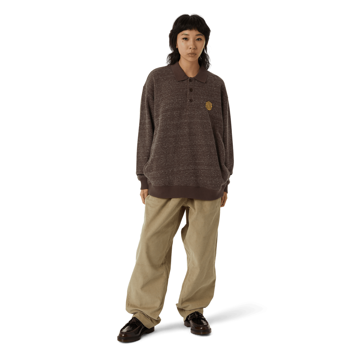 Huf Winston Polo Fleece Coffee
