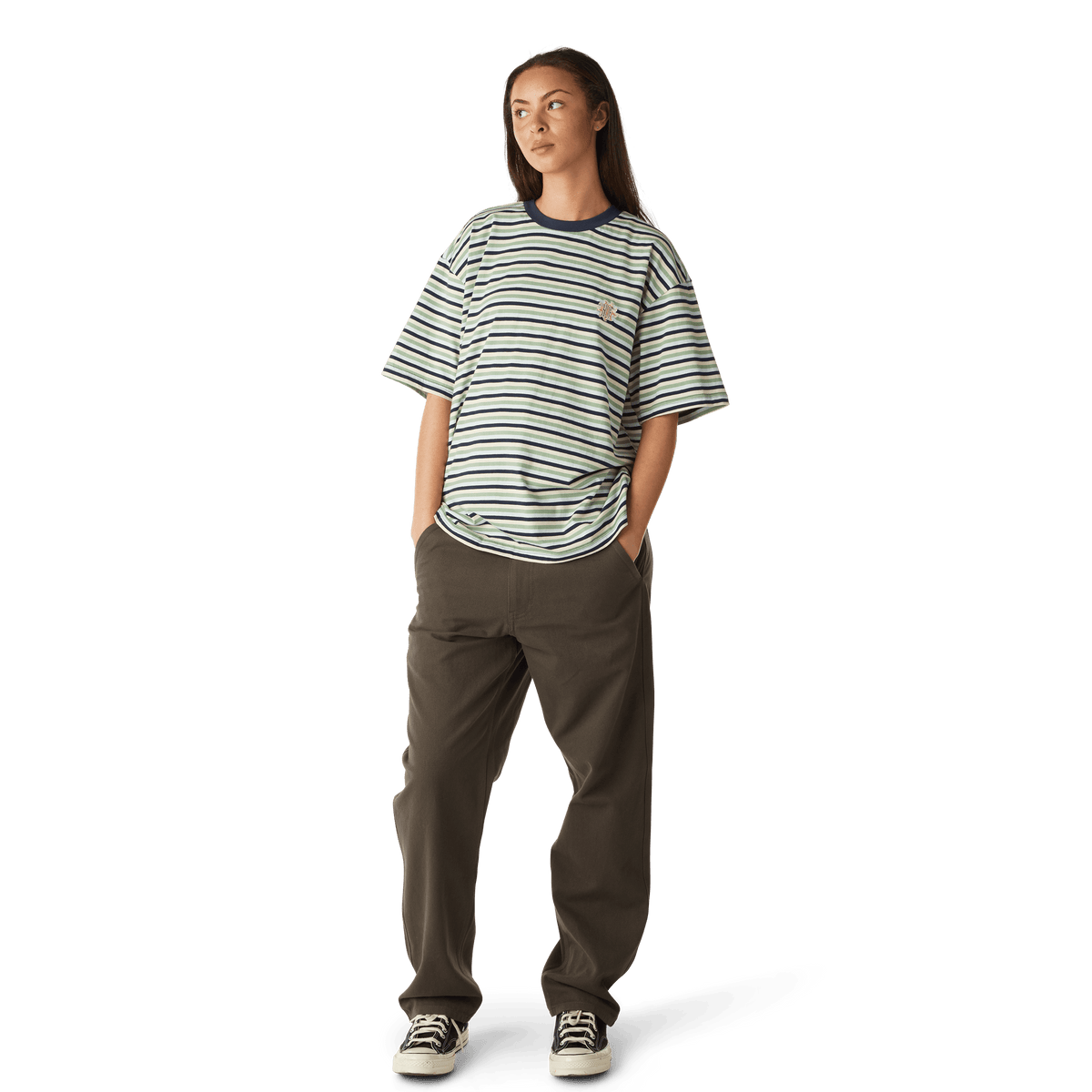 Apollo Striped Knit Boxy Top