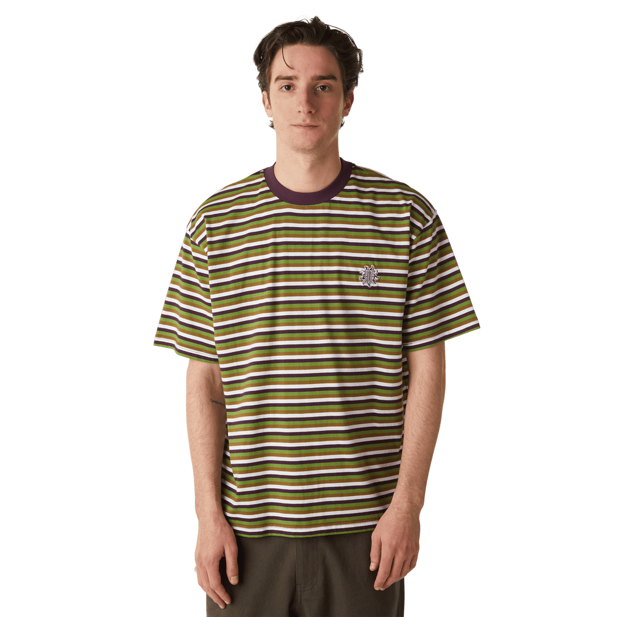 Apollo Striped Knit Boxy Top