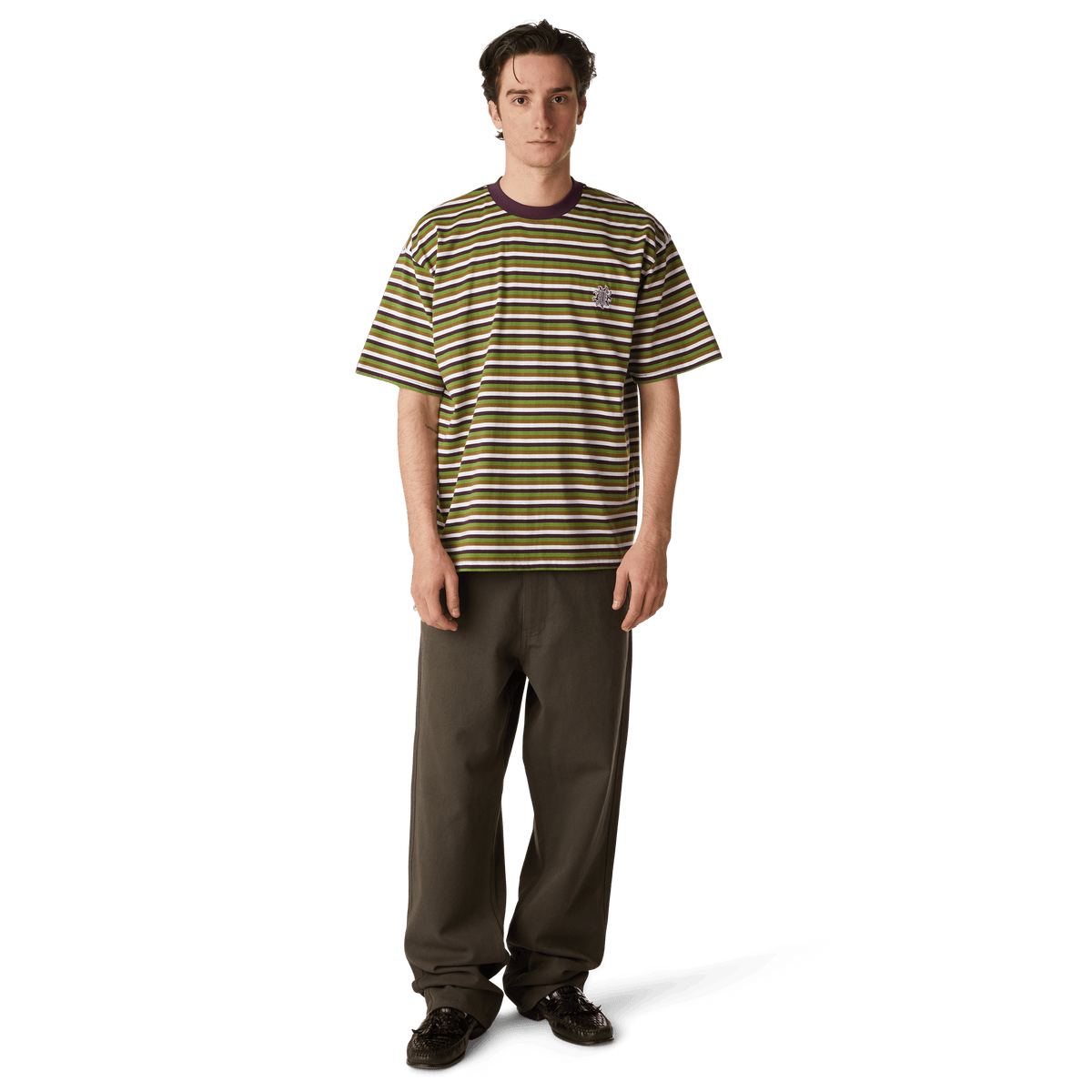 Apollo Striped Knit Boxy Top