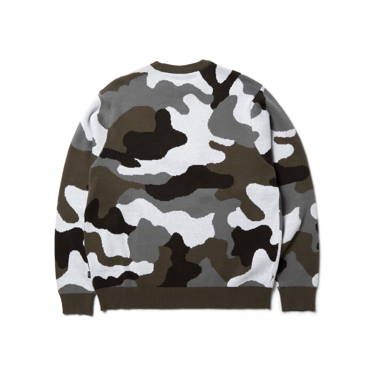 Arch Jacquard Camo Crewneck Sweatshirt