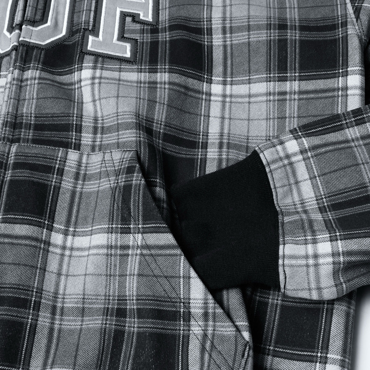 Arch Plaid Full-Zip Heavyweight Hoodie
