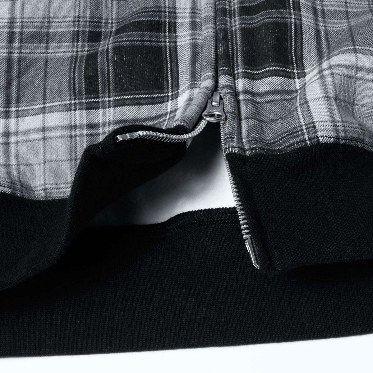 Arch Plaid Full-Zip Heavyweight Hoodie