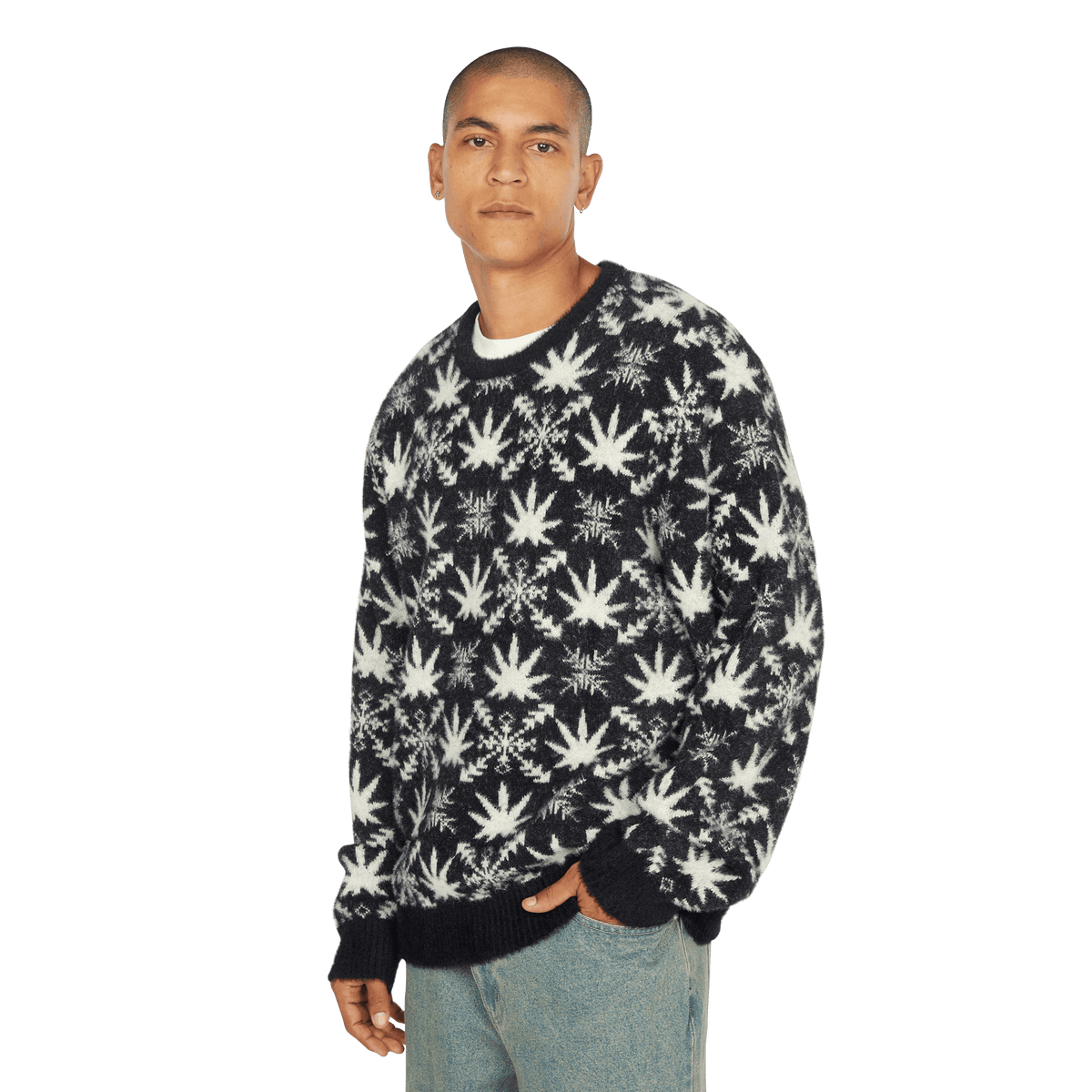 Arctic Plantlife Crewneck Sweater