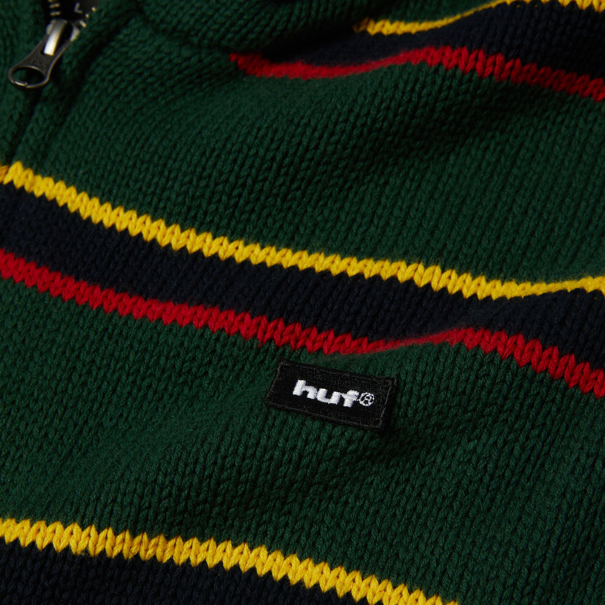 Banks Full-Zip Striped Hoodie