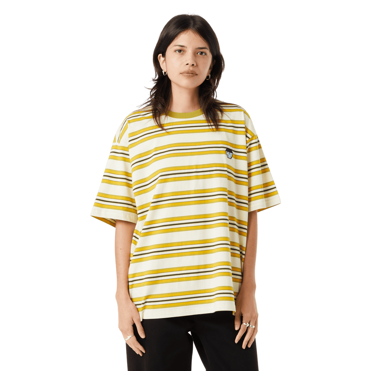 Big Block Stripe Boxy Top