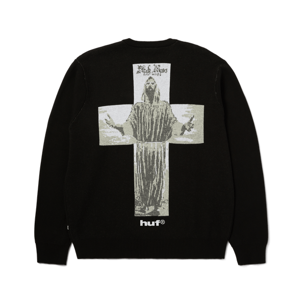 ISAAC HAYES - Black Moses Knit Sweater