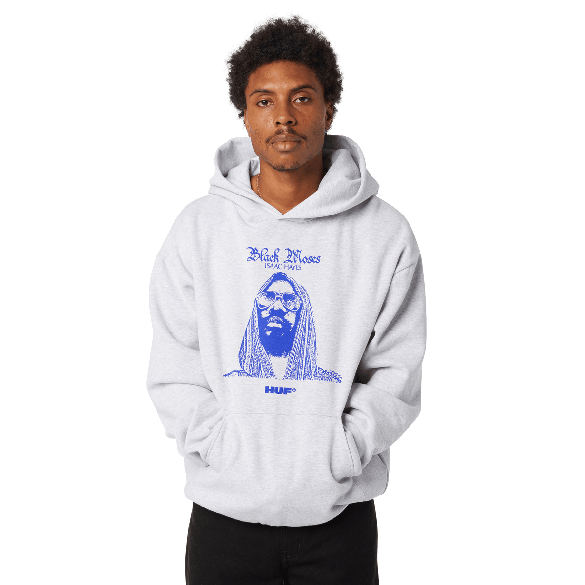 ISAAC HAYES - Black Moses Pullover Heavyweight Hoodie