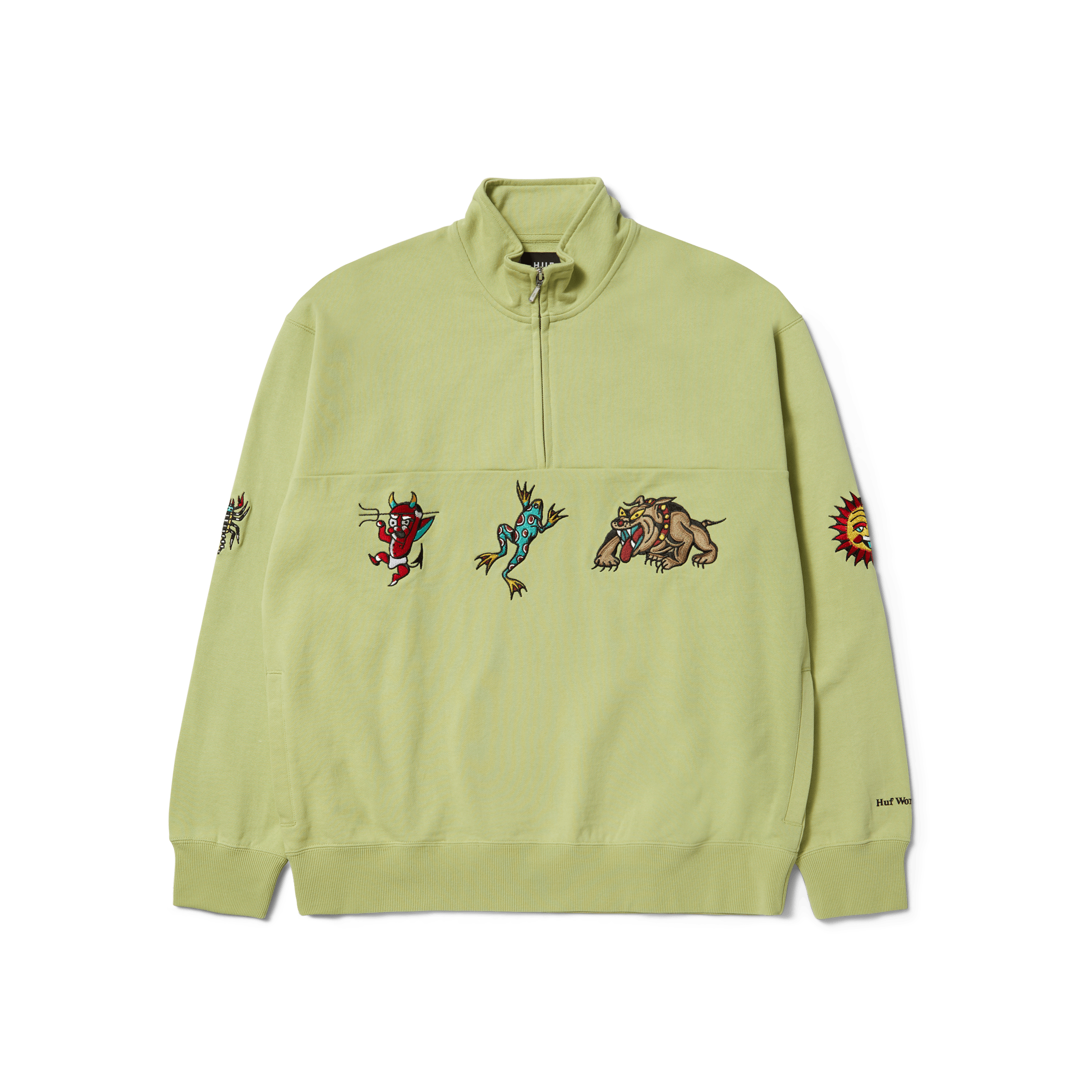 HUF BLEDSOE QUARTER ZIP FLEECE すぐ届く！ Bledsoe Quarter Zip Fleece – HUF Worldwide