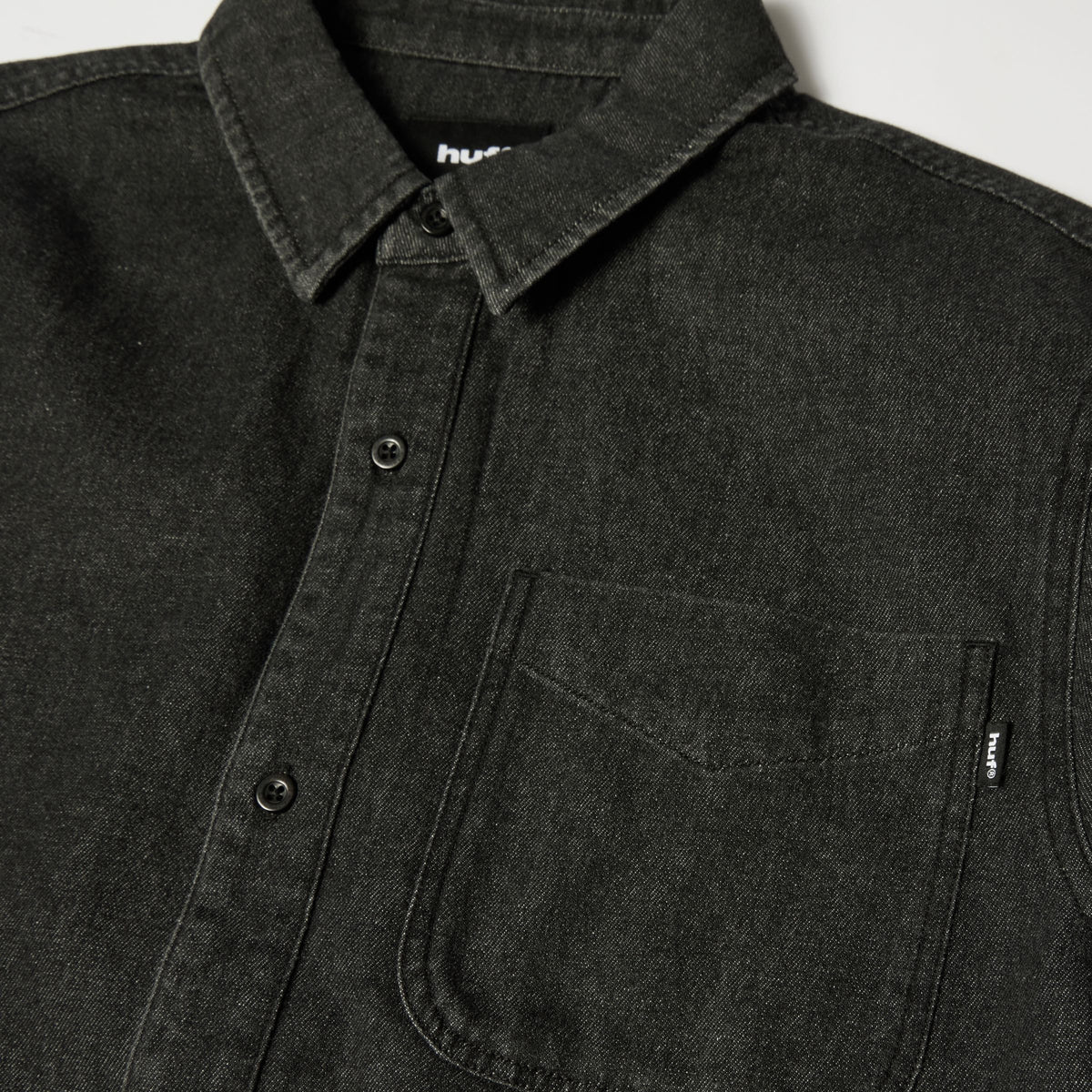 Carson Overdyed Denim Long Sleeve Shirt
