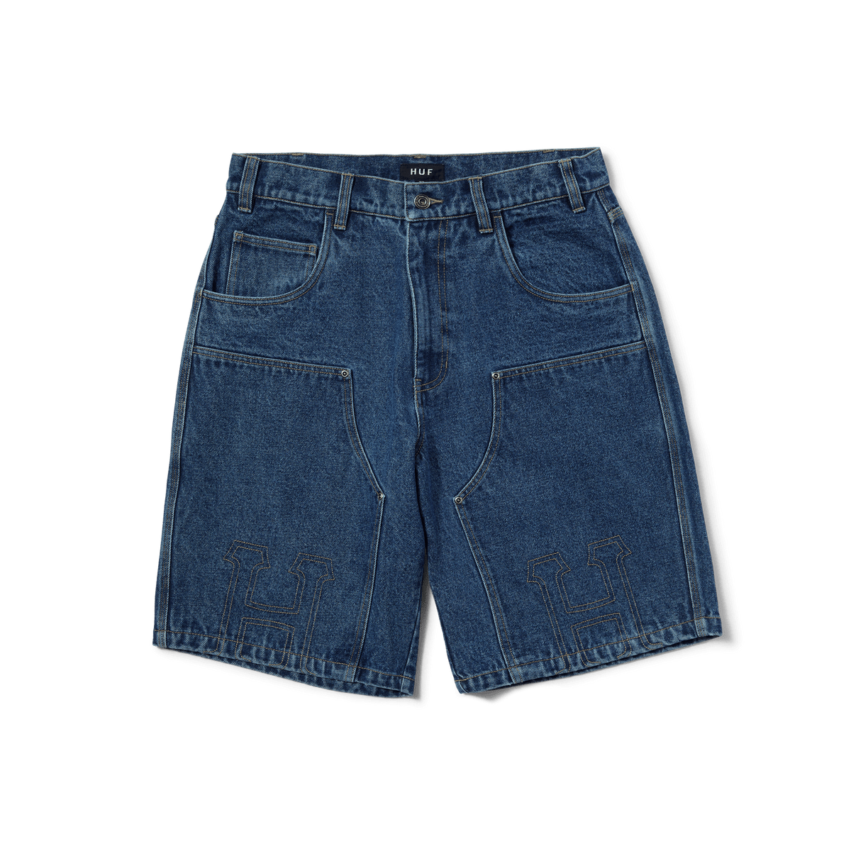 Classic H Double Knee Denim Short