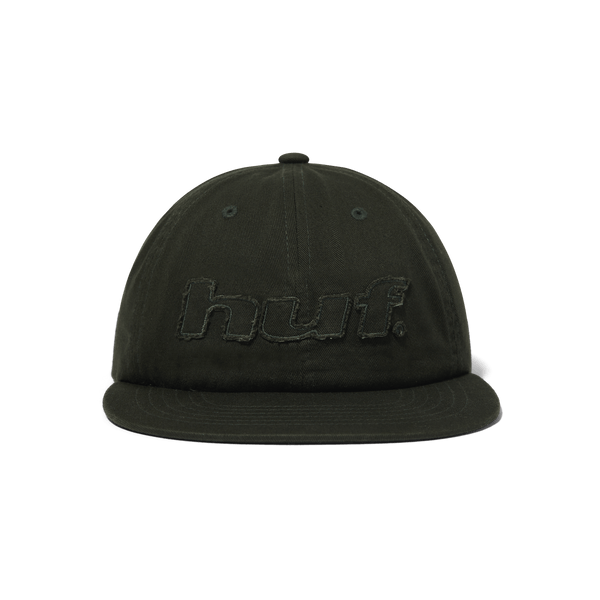 Distressed Logo 5-Panel Strapback Hat